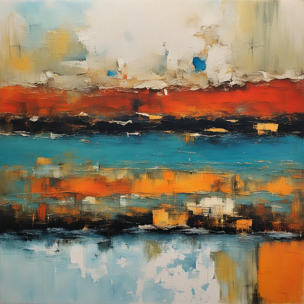 Well, sometimes I go out by myself And I look across the wat...