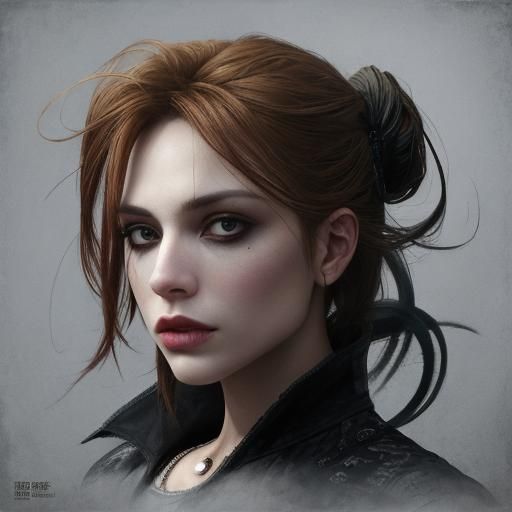 Abstract Expressionist Composition with Bold Brushstrokes