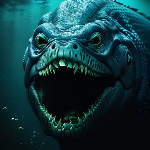 Gargantuan Moray Eel Sea Monster in Primal Fear