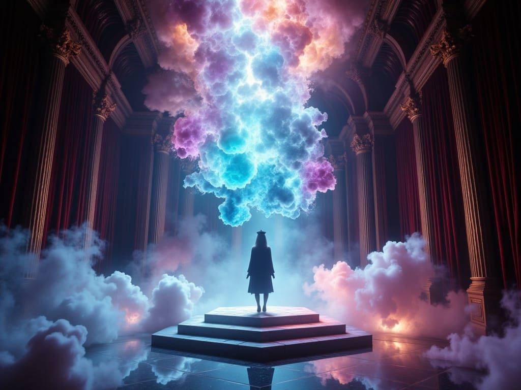 Surreal Theater of Smoke and Mirrors: Illusionist's Dream
