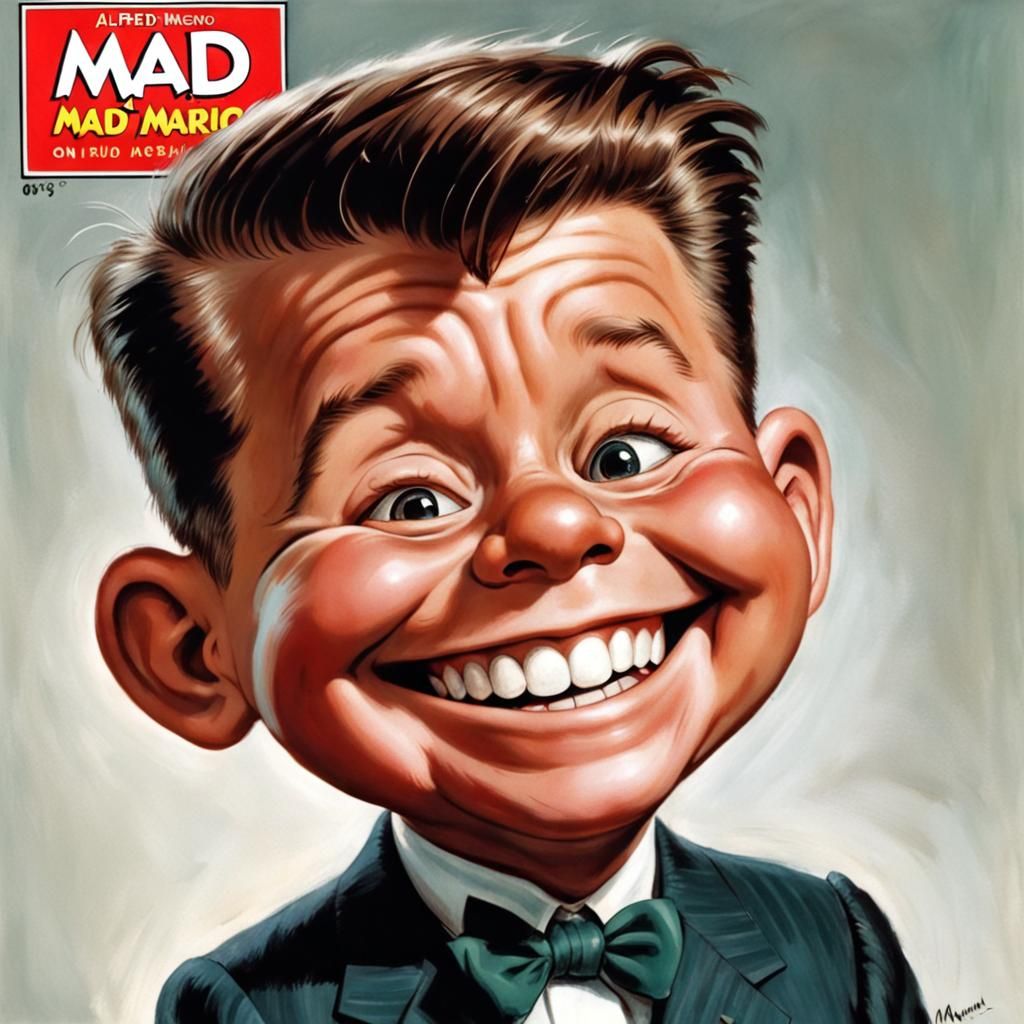 Alfred E. Neuman's Iconic Mad Magazine Cover Smile