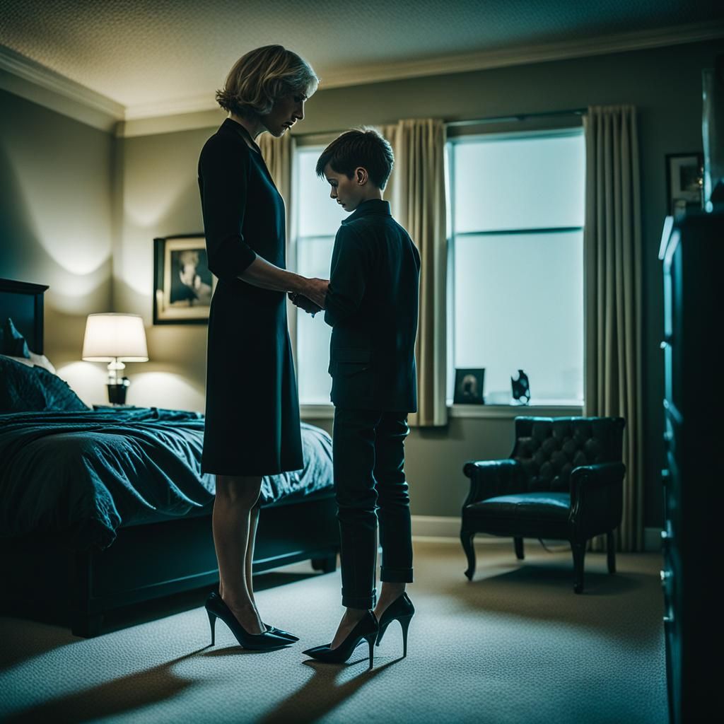 Boy in Stilettos: Cinematic Film Still
