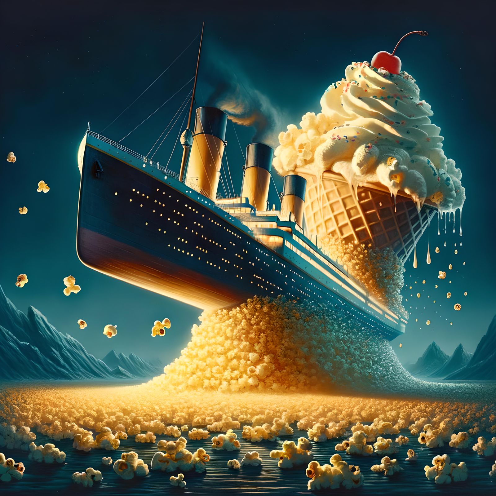 Iceberg Sundae Ahead