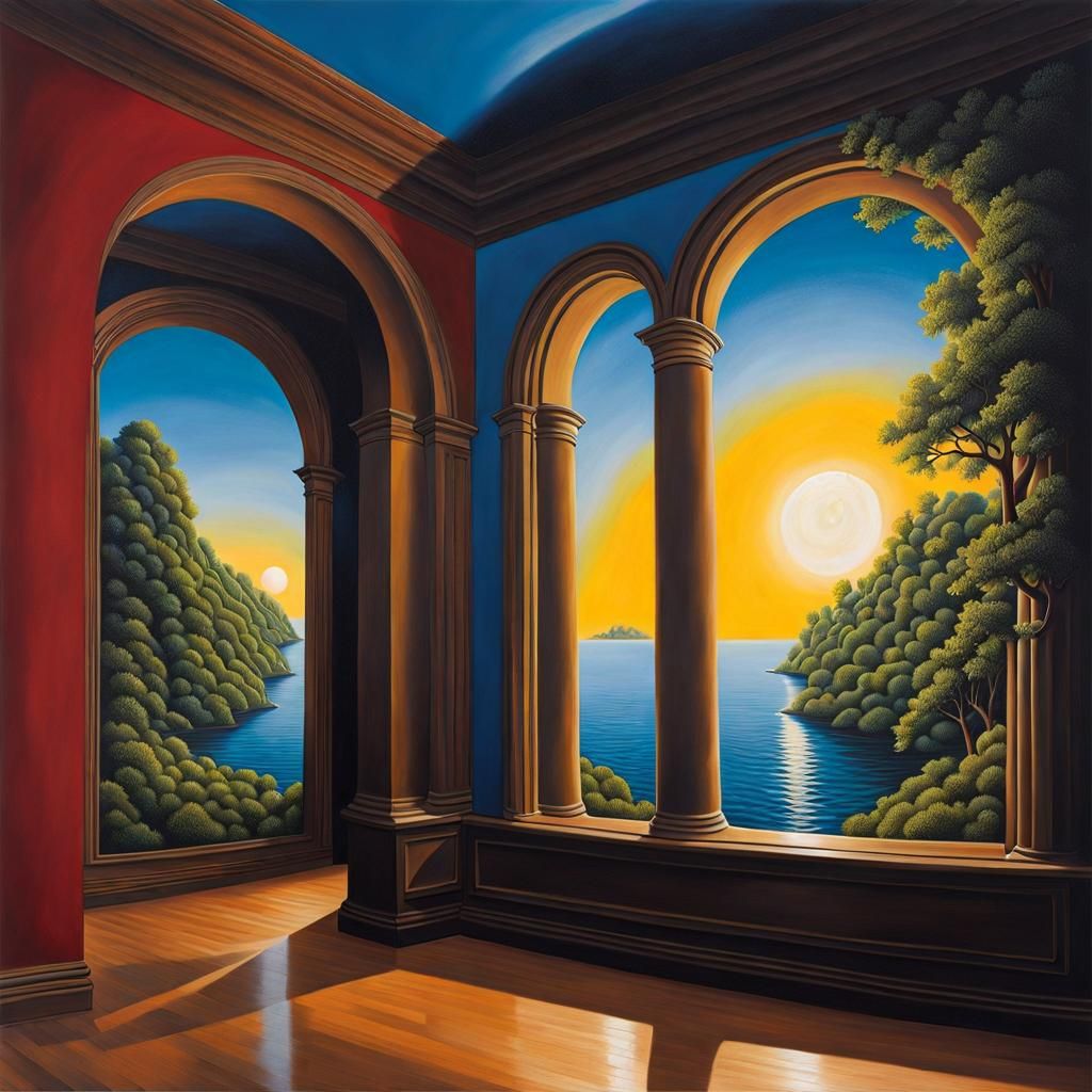Surreal Optical Illusion by Robert Gonsalves