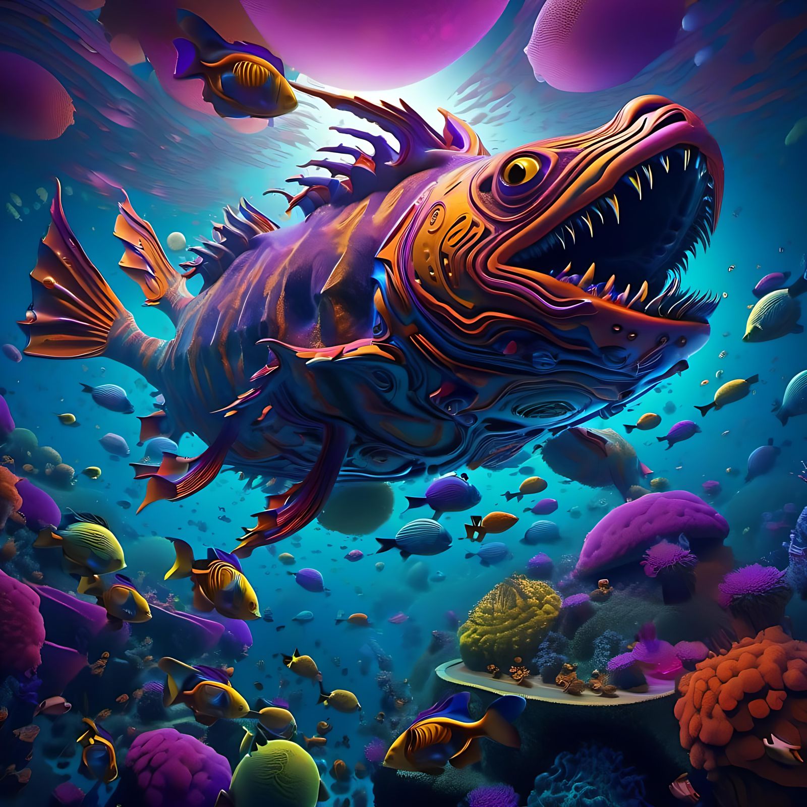 In the style of  Paul Lehr