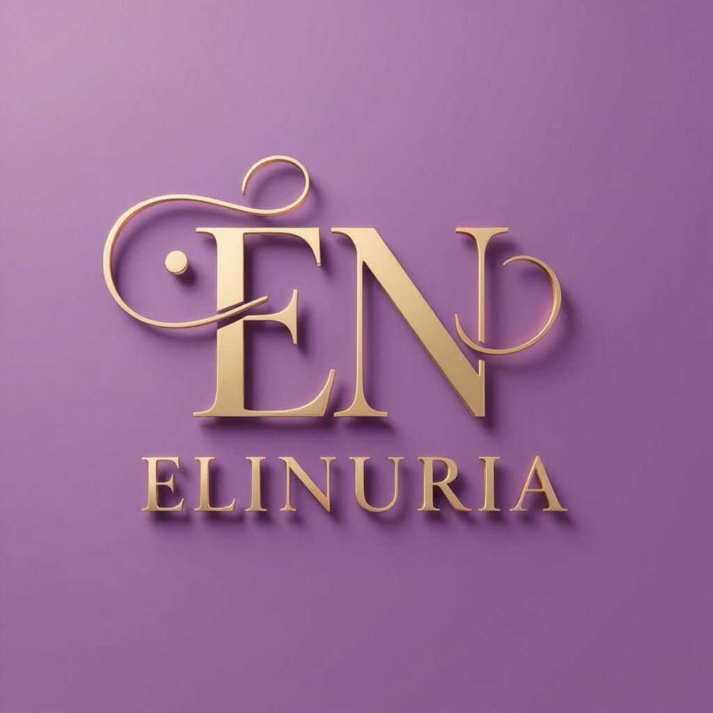 Elegant Intertwined ELINURIA Logo Design
