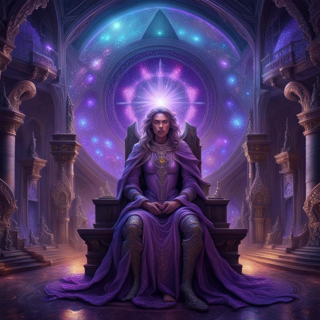 Medieval Sci-Fi Fusion: A Cosmic Masterpiece