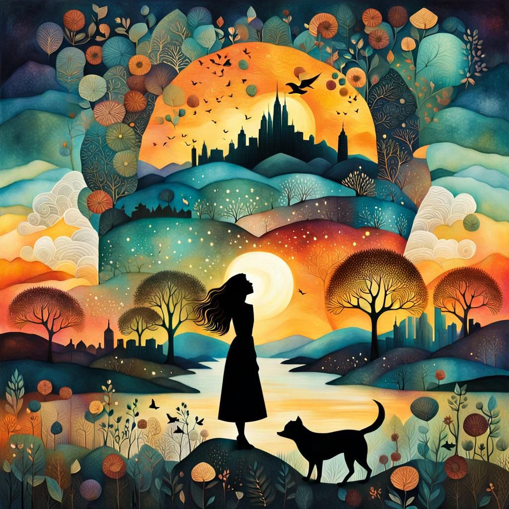 Inspirational Collage of Self-Improvement in Surreal Photogr...