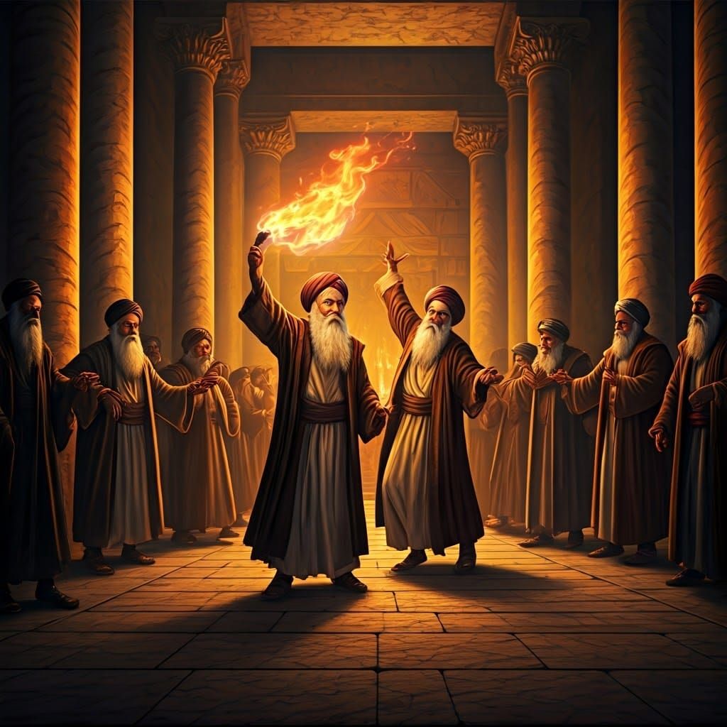 Jewish Priests Celebrate with Joyful Dance