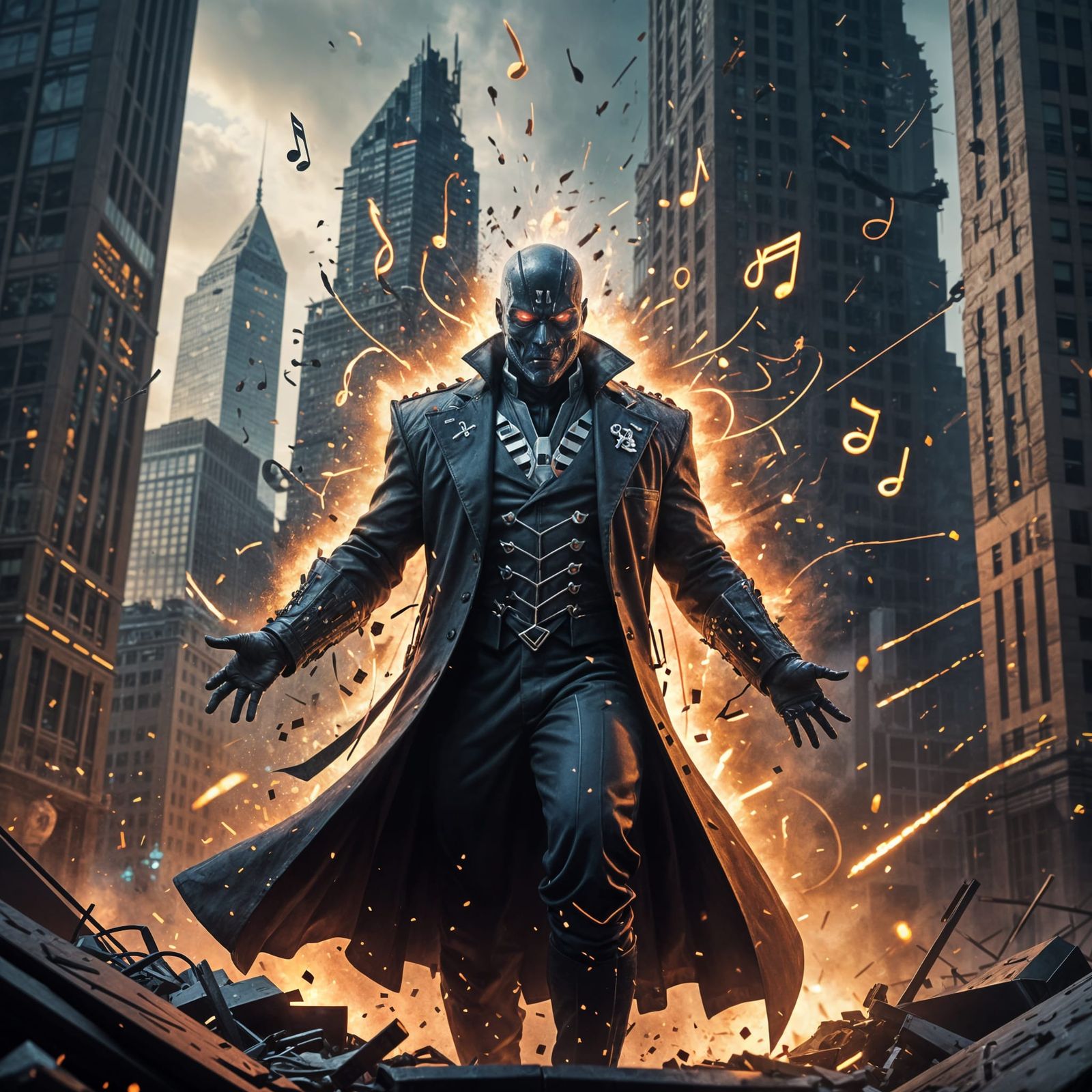 Dr. Dischord: Sonic Supervillain in Digital Art