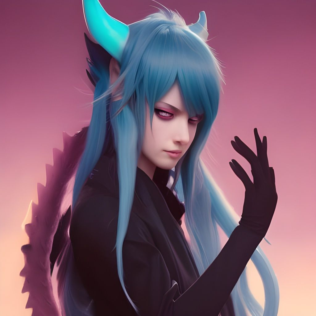 Eldritch Demon Hatsune Miku Portrait