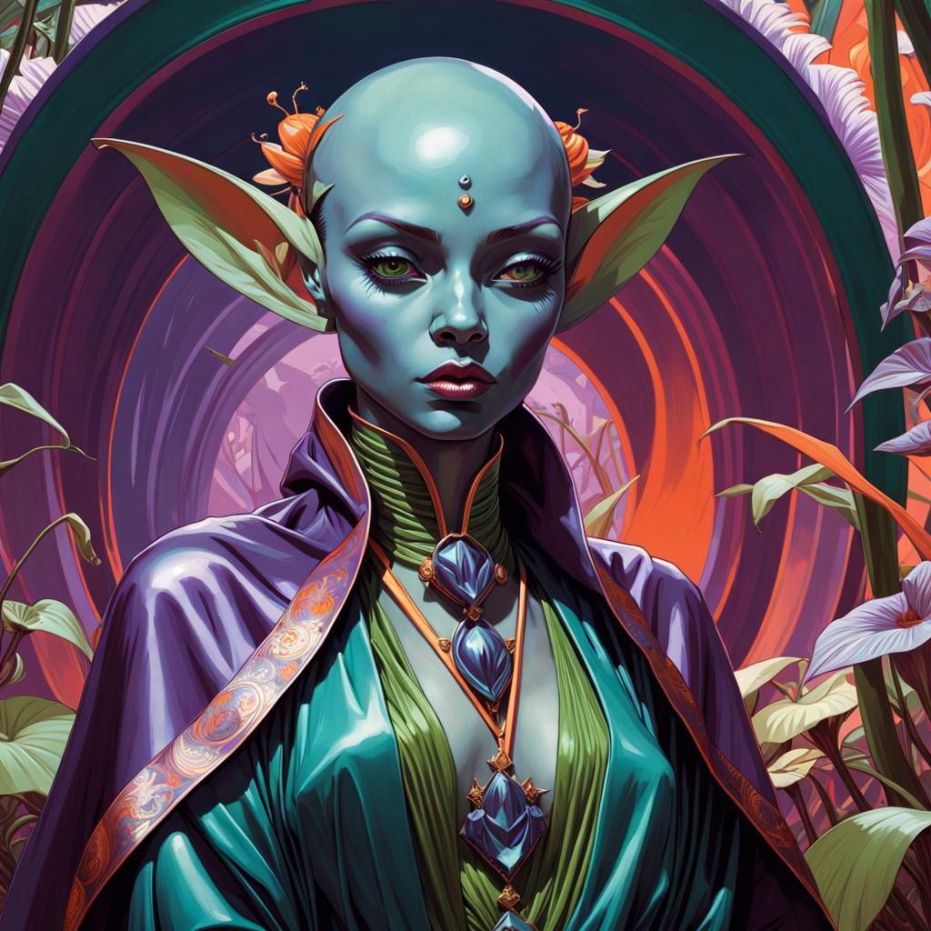 Purple Goblin Warlocks in a Carnivorous Rainforest