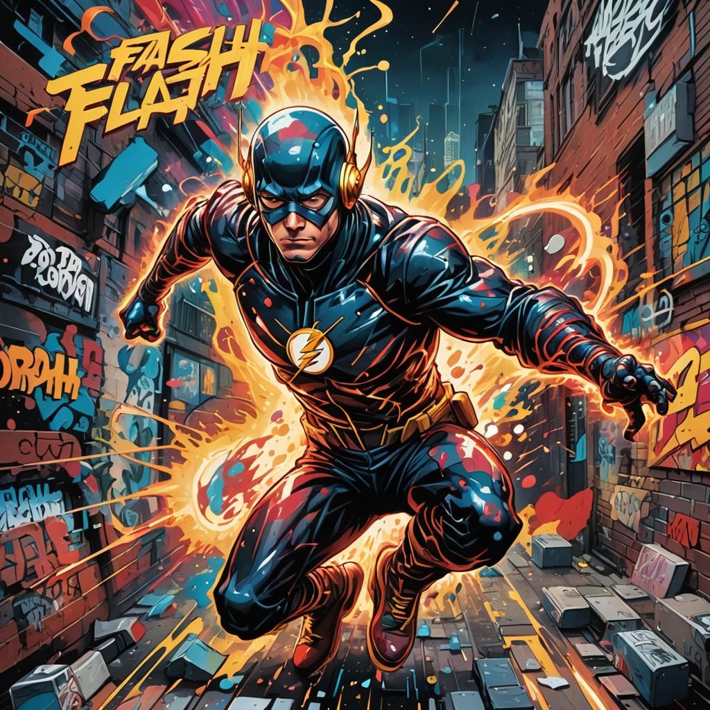 Colorful Graffiti Art Vinyl Cover Design