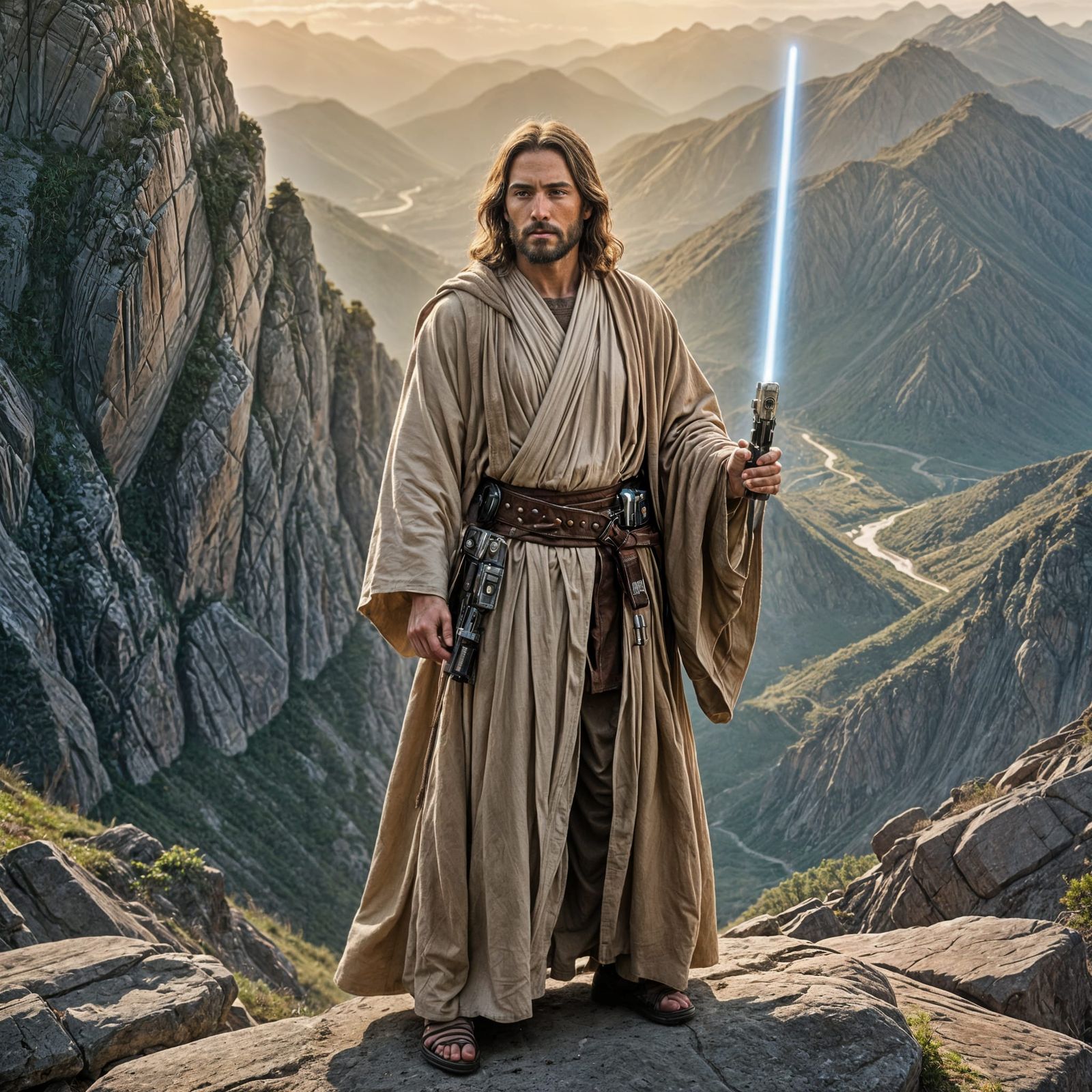 Jesus Christ as a Jedi Knight