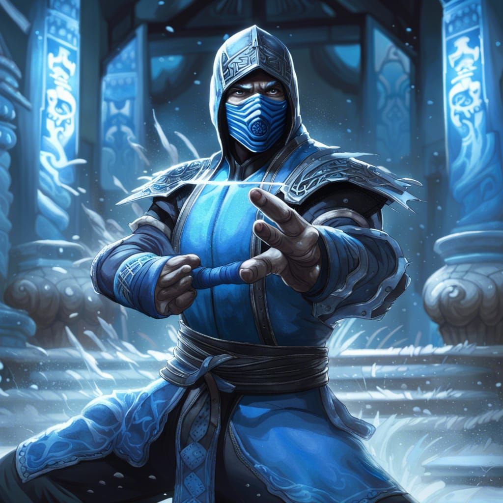 Sub-Zero Ice Blast in Shaolin Temple