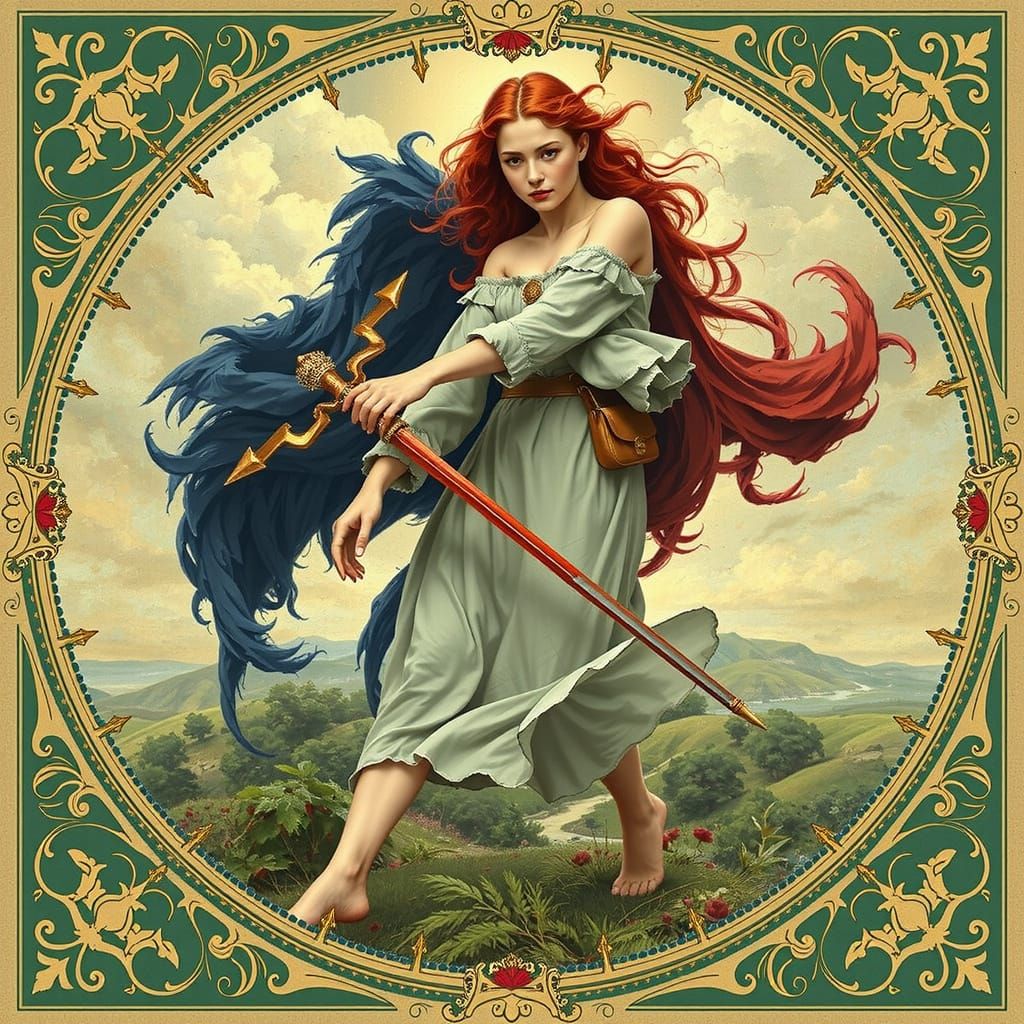 Abstract Swirling Reds and Crimson Forms