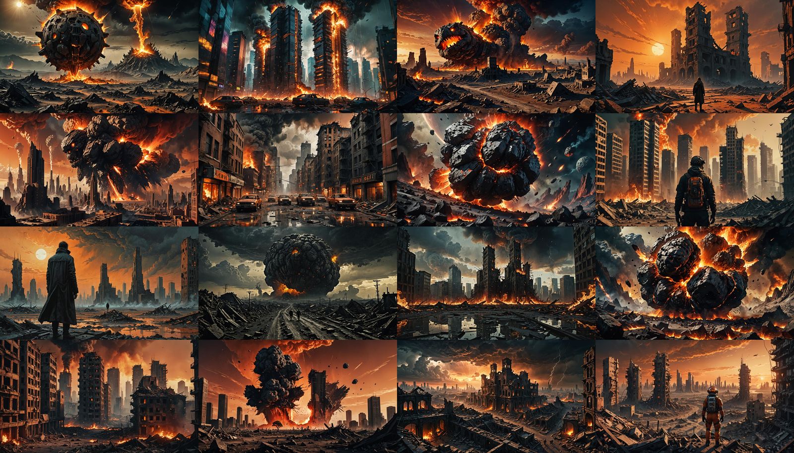 Doomsday Landscape: A Vision of Apocalyptic Wasteland