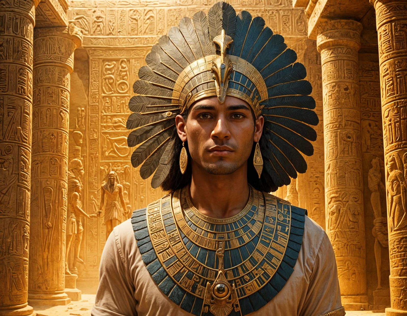 Young God Horus, Son of Osiris and Isis