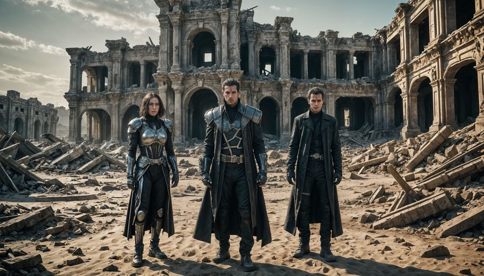 Cyborg Vampires in a Desert of Ruin, Shot on 35mm Film