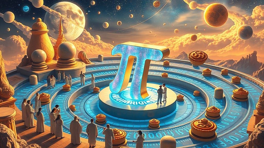 Mathematical Harmony in a Dreamscape of Circles