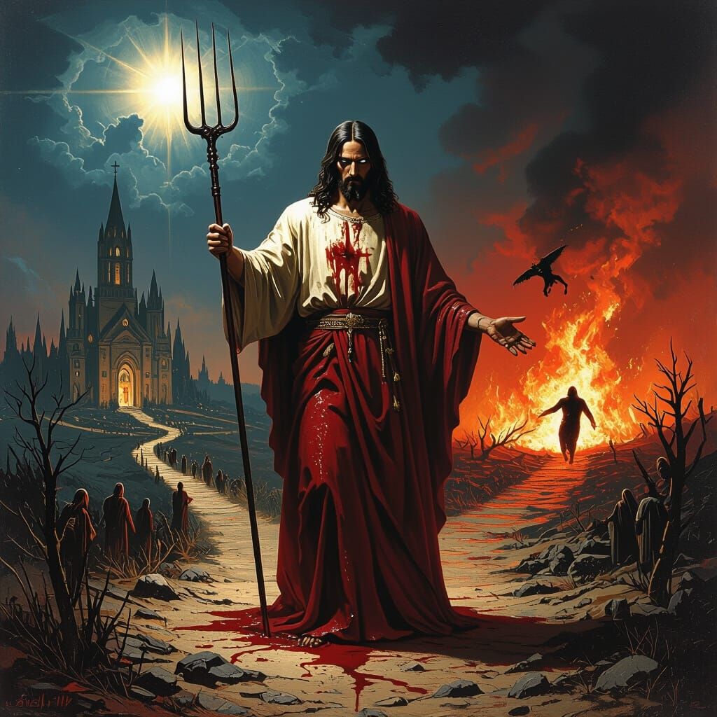 Jesus of Revelation: Dark, Gothic Crossroads