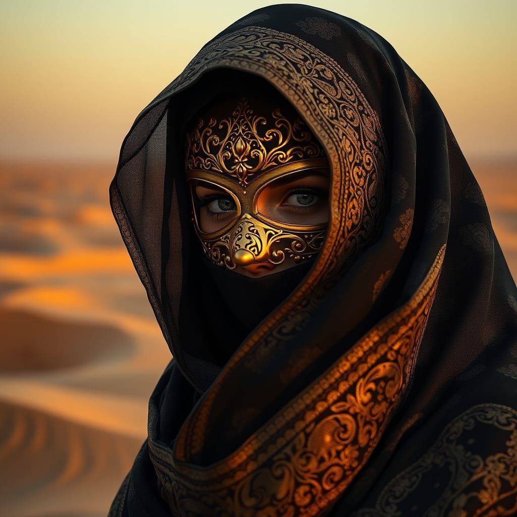 Mysterious Desert Enchantress