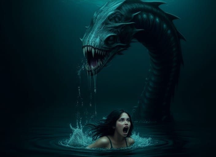 Cosmic Horror: Sea Monster Emerges from Ton 618 Black Hole