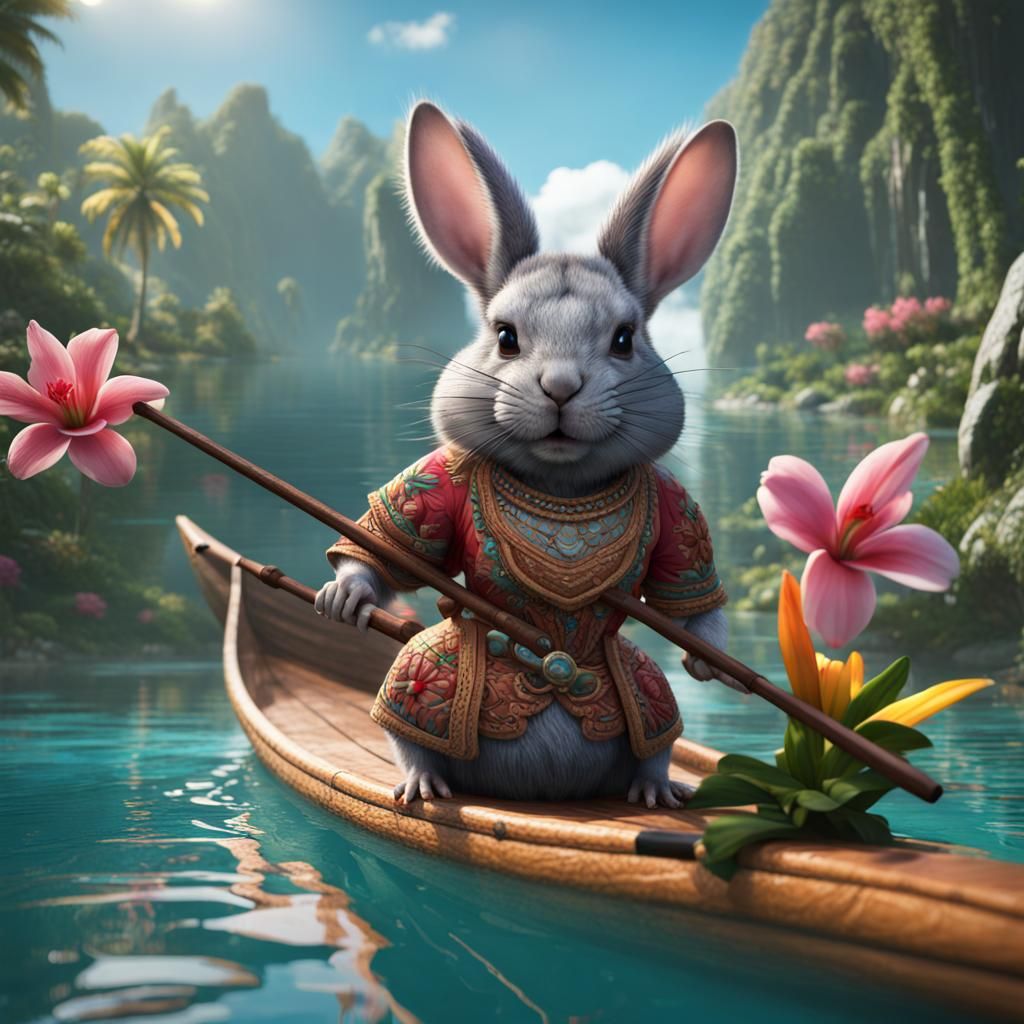Chinchilla Bunny's Tahitian Lagoon Adventure