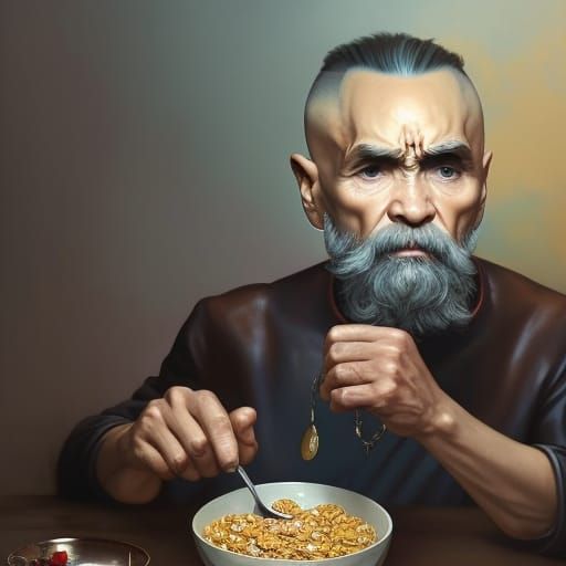 Charles Manson tells his cereal what to do...kill!!