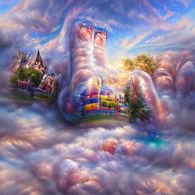 Bouncy Castle in the Sky: Ethereal Fantasy