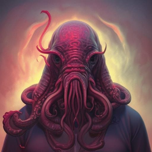 Detailed Cthulhu Portrait in Trending Art Style
