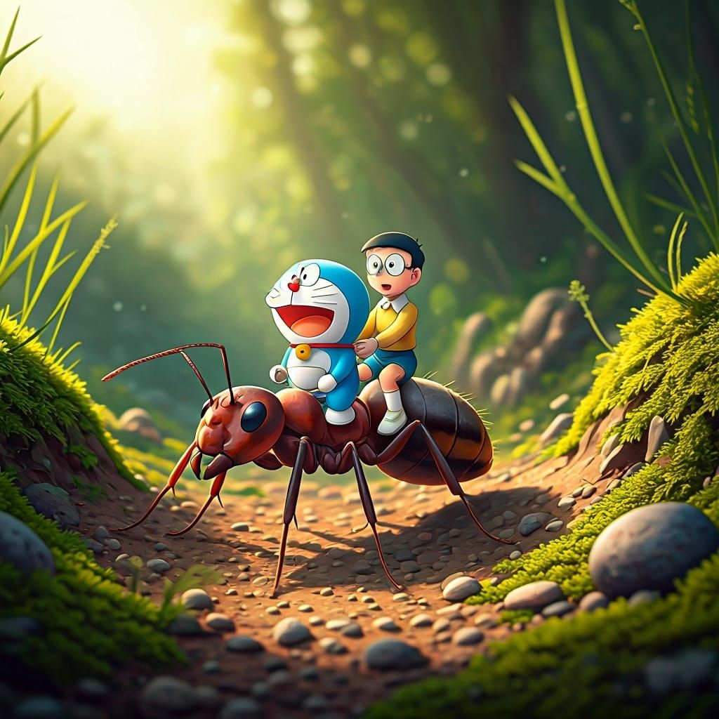 Doraemon - nobita, Tiny adventure..