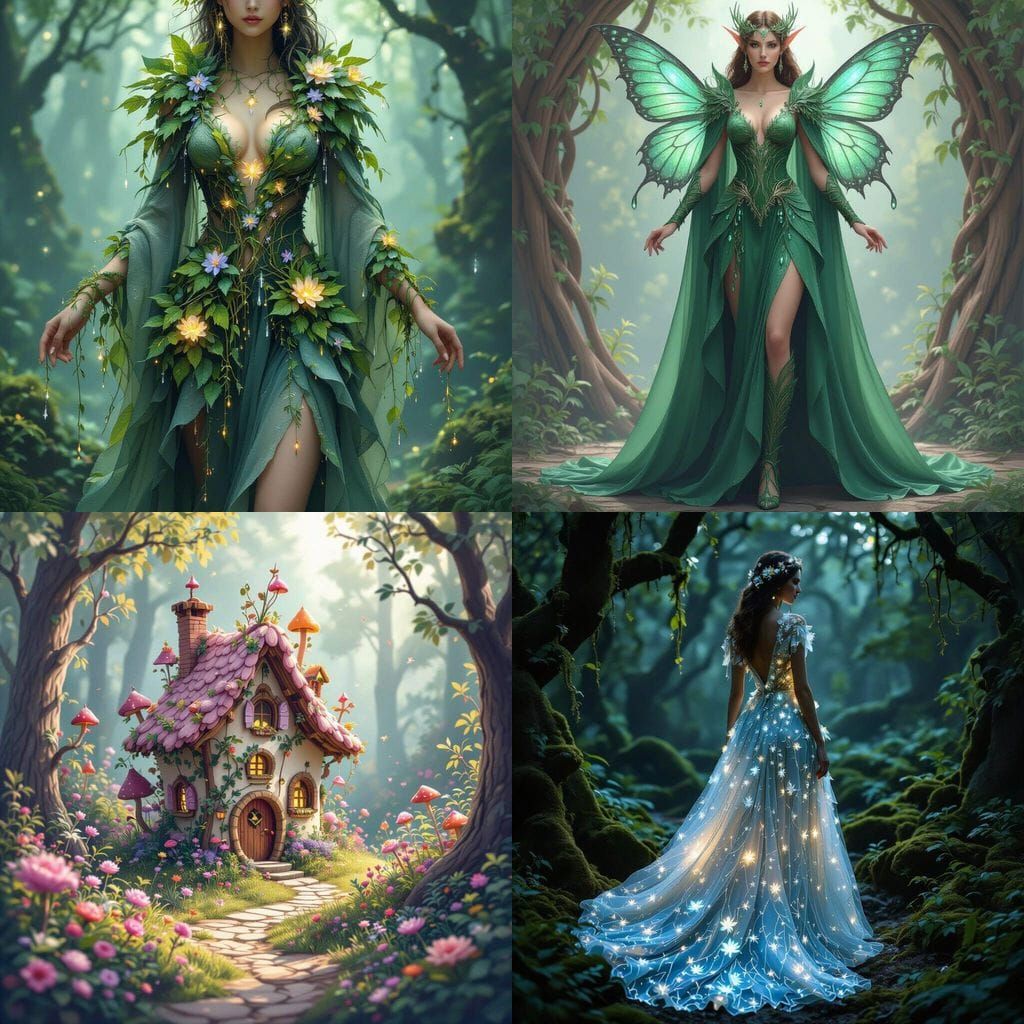 Fantasy Nature Clothing Designs