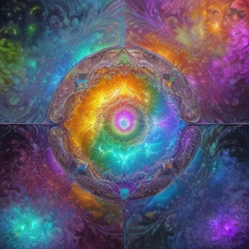 Psychedelic Fractal Perception in Vivid Colors