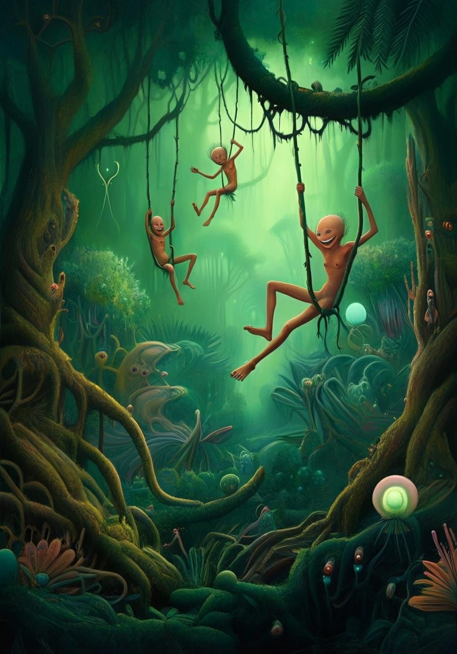 Noyhin' but fun in the jungle