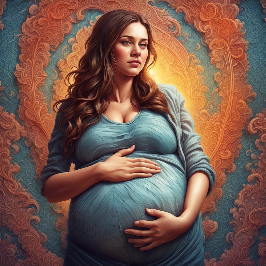 Pregnant belly