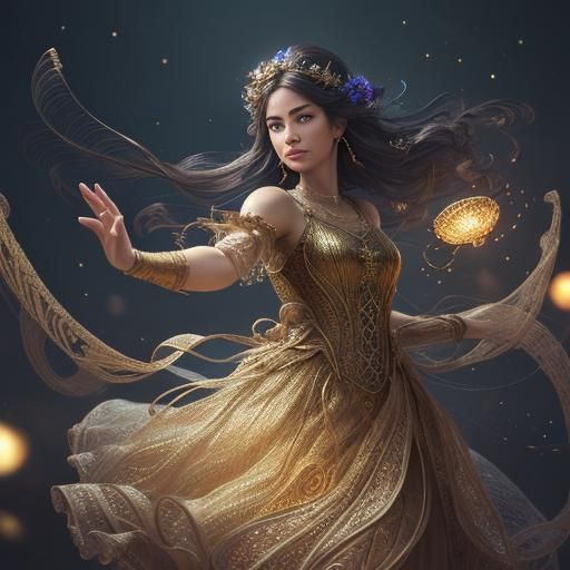 Mystical Realm of Floating String Creations