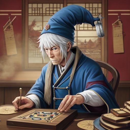 Cribbage Cookies in Anime Manga Style