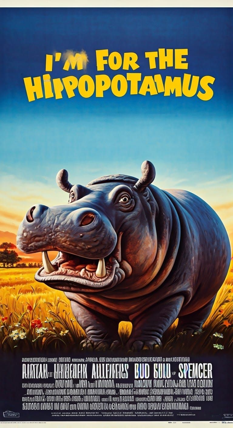 Movie Poster: I'm for the Hippopotamus