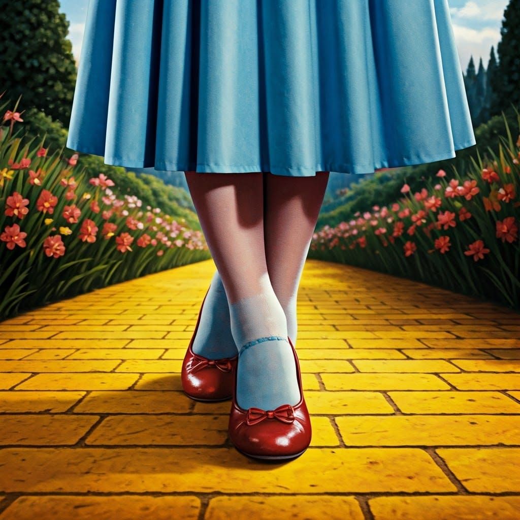 Dorothy's Ruby Slippers in 32-bit Oz