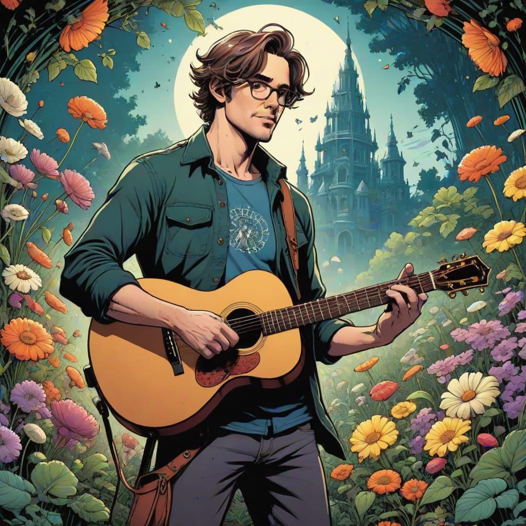 Comic Book Art Tribute to Avant Garden Musick Subscribers