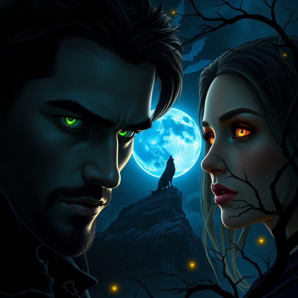 Supernatural Duo in Triadic Darkness