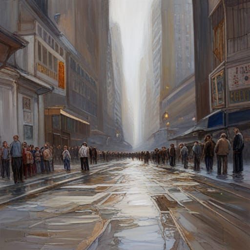 Endless Void Reached For, Oil Painting