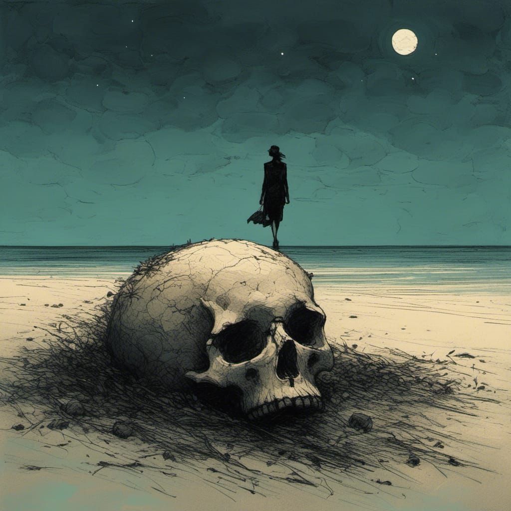 Night Beach Walker on Skull Island