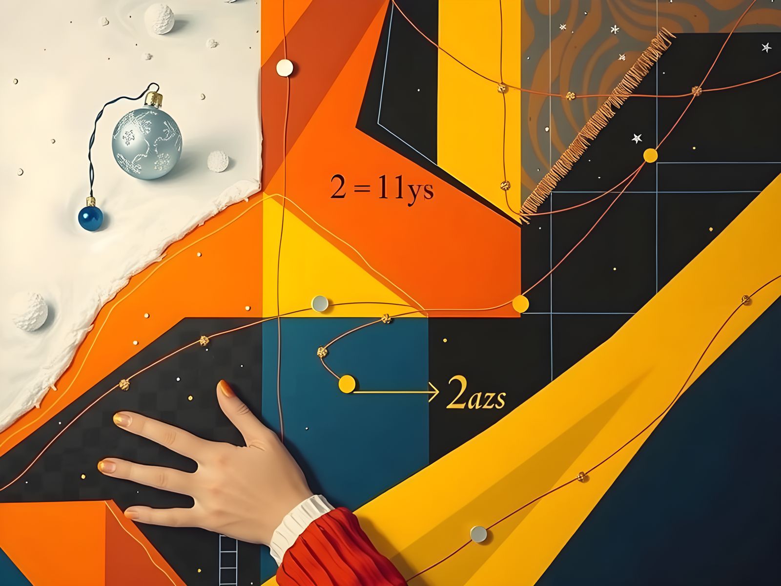 Hypermodern Christmas Joy in Abts Style