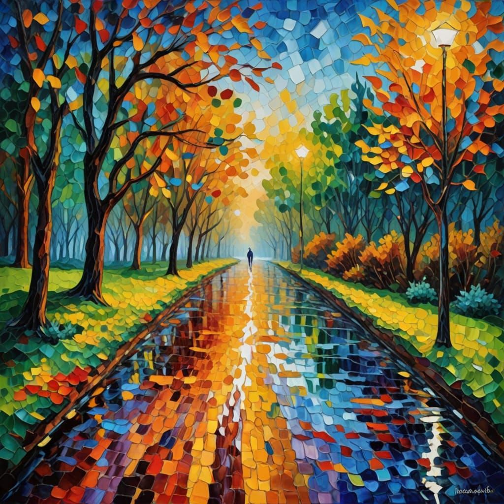 Neo-Expressionist Oil Painting of a New Day