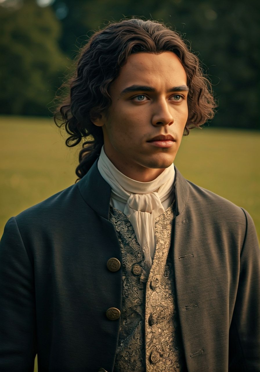 Edouard de France in 18th Century French Countryside