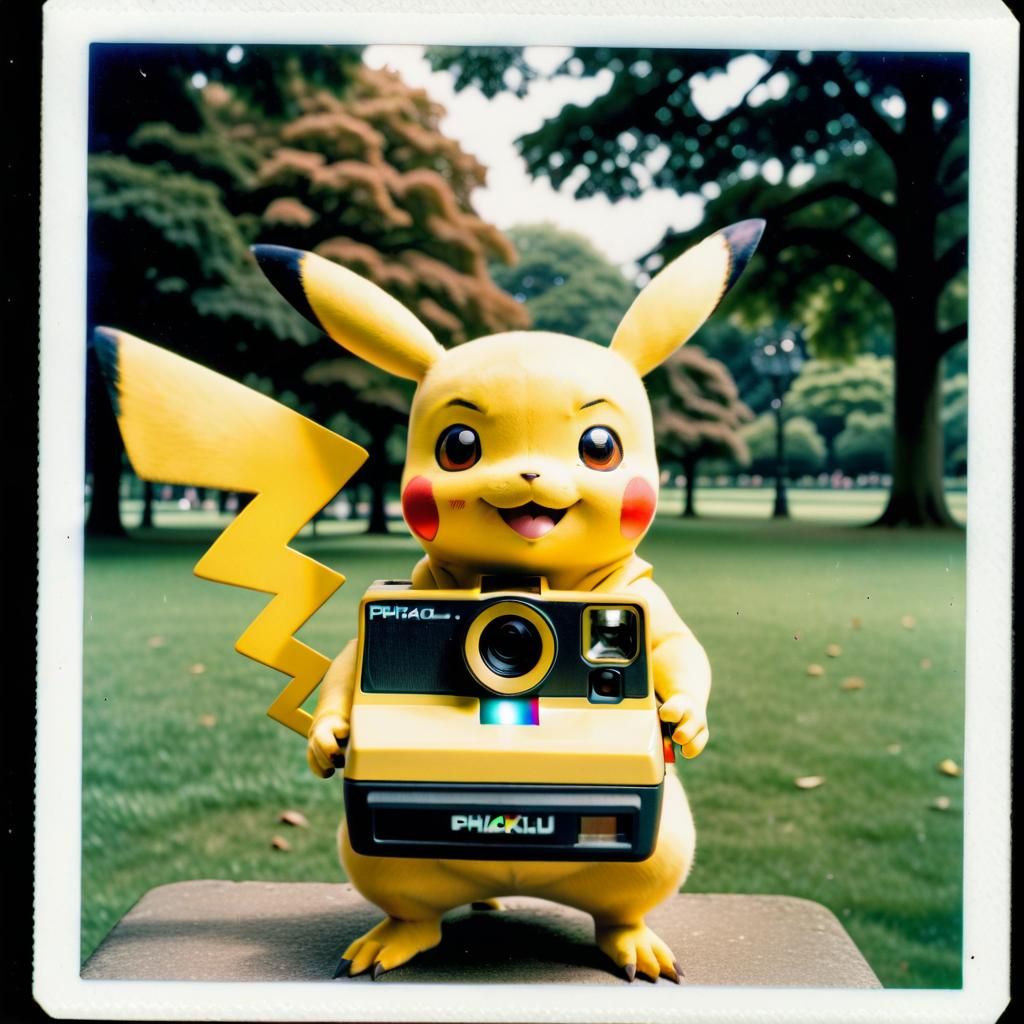Polaroid Pikachu