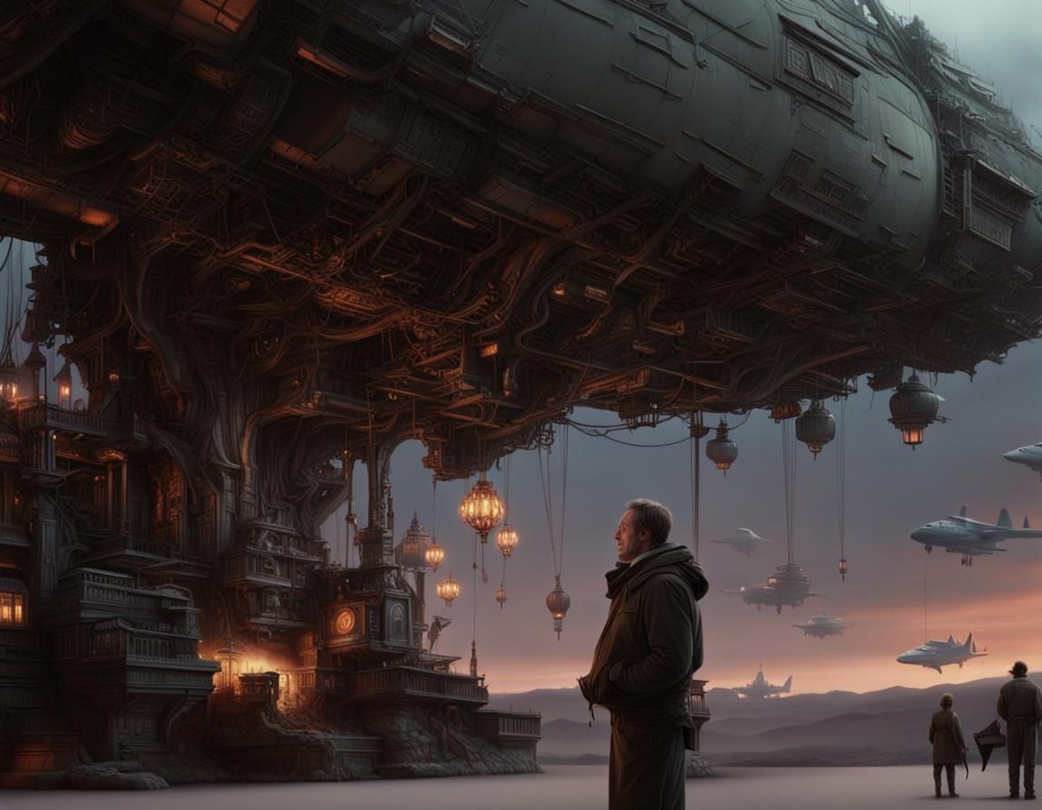 Cinematic Digital Painting of Reader