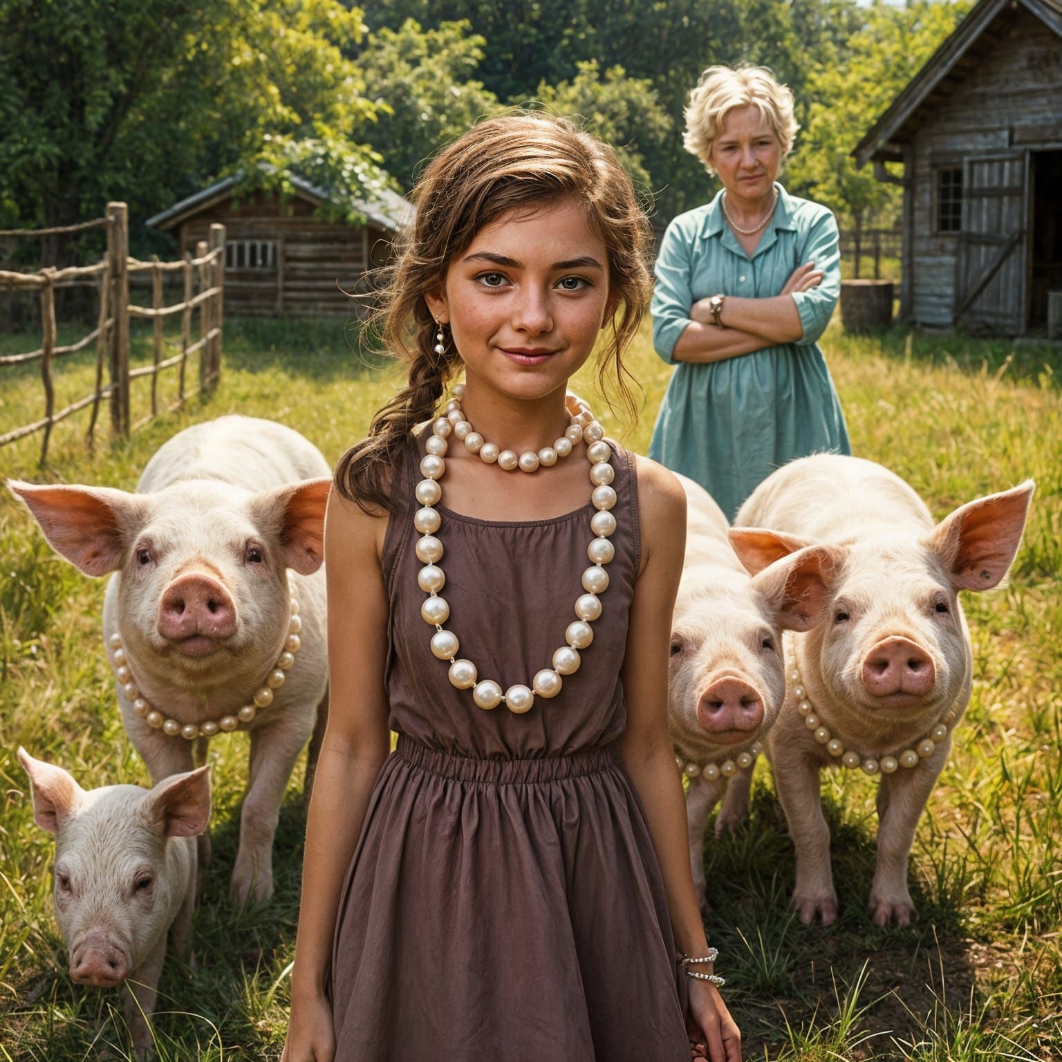 Rich Teen's Pearl Pig Fashion Disaster